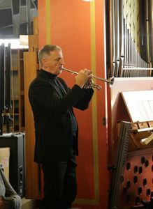 Martin Schmelcher an der Trompete Martin Schmelcher an der Trompete